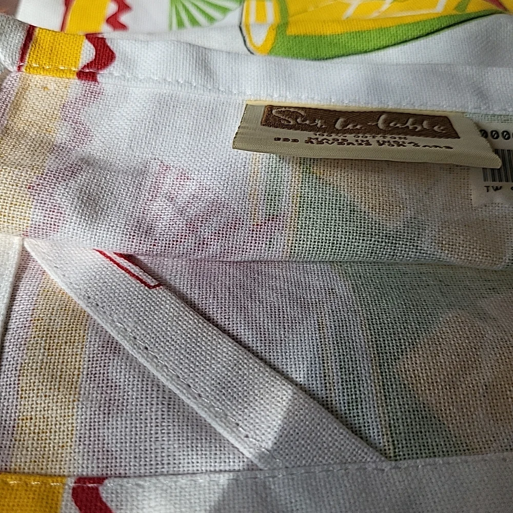 Sur La Table Summer Drinks 100% Cotton Dish Towel